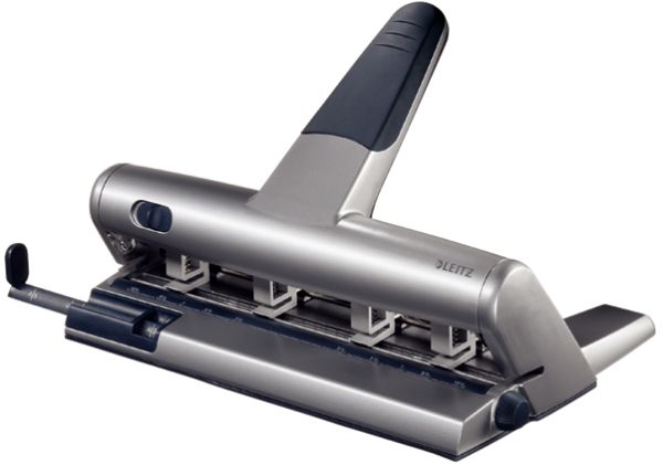 PERFORATOR 4 PERFORATII 30 COLI MODEL 5114 ARGINTIU LEITZ PERFORATOR 4 PERFORATII 30 COLI MODEL 5114 ARGINTIU LEITZ